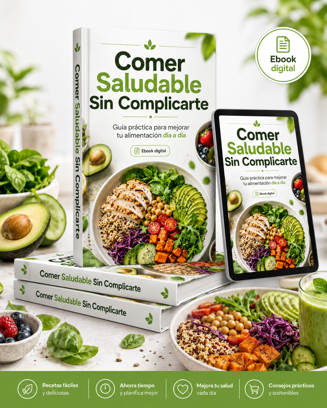 Comer Saludable Sin Complicarte | Guía Práctica para Mejorar tu Alimentación